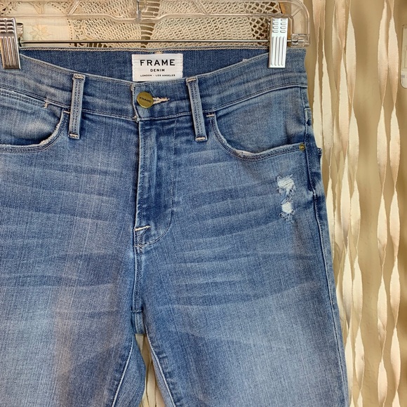 SOLD Frame Denim Blue Le High Skinny Size 26 - Picture 3 of 10